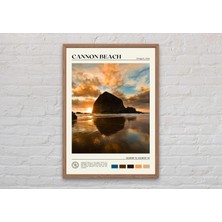 Ninastore Gerçek Fotoğraf/ Cannon Beach Baskısı/ Cannon Beach Duvar Sanatı/ Cannon Beach Posteri/ Cannon Beach