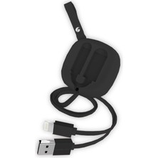 Negok Konfulon S80 Lightning Kablo Iphone Uyumlu 20CM-1M 2A - Siyah