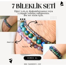 Doğaltaş Numerolojik 7'ler Için Bileklik Seti – Sezgi, Spiritüel Derinlik ve Zihinsel Netlik