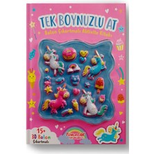 Yumurcak Yayınları Tek Boynuzlu At Balon Çıkartmalı Aktivite Kitabı