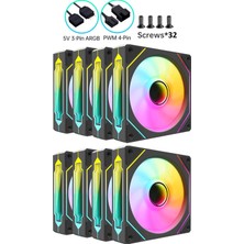Archon Spectre Pro Argb 8X120MM Sessiz Profesyonel Argb Kasa Fanı