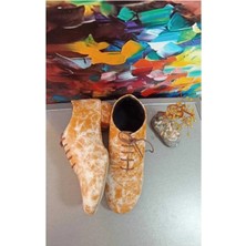 Bitangosu Karamel Rüya Tango-Salsa-Bacata-Swıng-Solo-Cazz Dans ve Pratik Ayakkabısı