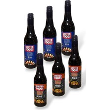 United Foods Soya Sosu 6’lı Set 6 x 750 ml – 3 Koyu + 3 Az Tuzlu – Toplam 4.5 Litre – Ekonomik Profesyonel Paket