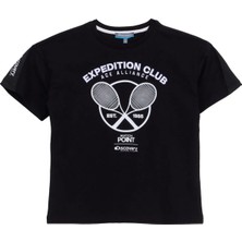 Discovery Expedition Nakışlı Siyah Erkek Çocuk T-Shirt D6SB-TST3037