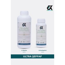Erkon Kimya Ultra Şeffaf Hobby Epoxy Epoksi Reçine Ince Döküm Fast 750 G