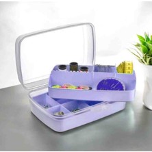 Ness Global Dikiş Boncuk Saklama Kutusu 2 Litre Hacminde Içi Bölmeli 20X15 cm