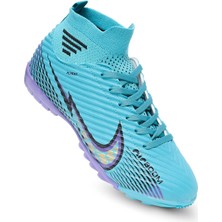 Kaptan Junior Yarı Profesyonel Çoraplı Çim- Halı Saha Kauçuk Taban Unisex Futbol Ayakkabısı