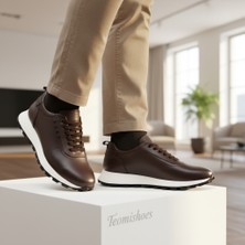 By Barretti Yandan Dört Nokta Kahverengi Sneaker