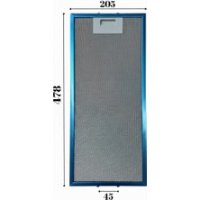 Süppürge Hotpoint Ile Uyumlu Ariston Davlumbaz 20,5X47,8 cm Arka Ara 4,5 cm Filtresi