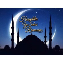 Promisebackdrop2 Ya Şehri Ramazan ,hoş Geldin Ramazan ,ramazan Panosu 200X250CM Ek Dikişli