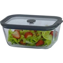 Feyza Design Cam Kapaklı Saklama Kabı 800 Ml, 2’li Set, Sızdırmaz ve Şık Tasarım