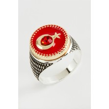 Datatek Ay Yıldız Metal Erkek Yüzük