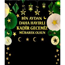 Promisebackdrop2 Kadir Gecemiz Mübarek Olsun Ramazan Ayı Kumaş Pano , Fotoğraf Çekimi, 200X250 Ek Dikişli