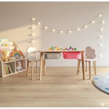 Missidea Yaz-Sil Yüzeyli Çocuk Aktivite Masa ve Sandalye Seti