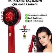 Saç Masaj Aleti – Şarjlı Rahatlatıcı Kafa Masajı, Günlük Stres Azaltma ve Derin Rahatlama Hissi