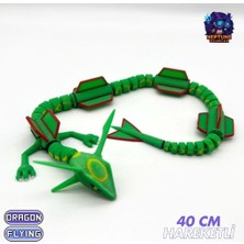 Neptune3D #0384 Rayquaza Hareketli Pokemon Figürü (Standsız)