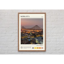 Ninastore Gerçek Fotoğraf/ Kalküta Baskısı/ Kalküta Duvar Sanatı/ Kalküta Posteri/ Kalküta Fotoğrafı/ Kalküta