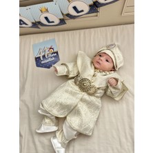 Pileki Baby Yenidoğan 0 6 Ay ve 1 Yaş Mevlüt ve Sünnet Kıyafeti Mevlütlük Sünnetlik Takım