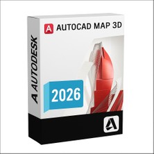 Autodesk Autocad Map 3D 2026 Windows 1 Pc 2 Yıl Serial + Product Key Dijital Lisans