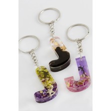 Datatek J Harfli Epoksi Anahtarlık