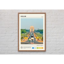 Ninastore Gerçek Fotoğraf/ Delhi Baskısı/ Delhi Duvar Sanatı/ Delhi Posteri/ Delhi Fotoğrafı/ Delhi Poster Bas