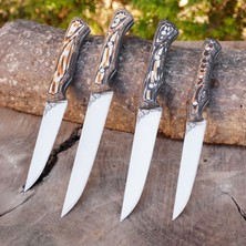 Köse Mehmet Profesyonel Verzalit Sap - 4'lü Mutfak Bıçağı Seti