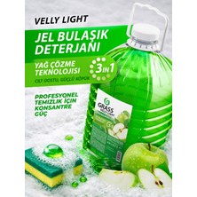 Grass Velly Konsantre Elde Bulaşık Deterjanı Yeşil Elma Kokulu 5 Lt El Dostu Ph Nötr