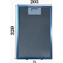 Süppürge Bosch Ile Uyumlu Davlumbaz 20,5X32 cm Arka Aralık 7,5cm Aspiratör Filtresi