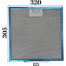 Süppürge Arçelik Ile Uyumlu Davlumbaz 32X30,5 cm Arka Ara 12,5 cm Aspiratör Filtresi