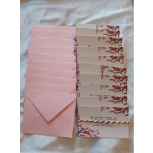 Huayen Atelier Marteniçka Bileklik 10 Adet Kartlı Pembe Zarf Içinde