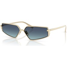 Tiffany Co. Tf 3113KB 62239S 60 Kadın Geometrik Gold Degrade Metal Güneş Gözlüğü