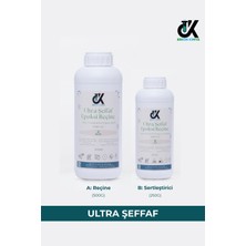 Erkon Kimya Ultra Şeffaf Hızlı Hobby Epoxy Epoksi Reçine Ince Döküm Fast 750 G