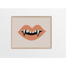 Ninastore Cadılar Bayramı Dişleri Duvar Sanatı / Cadılar Bayramı Ev Dekorasyonu / Sonbahar Duvar Sanatı / Cadı