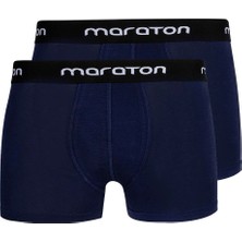 Maraton 2'Lİ Erkek   Açık Lacivert Boxer