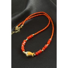 Datatek Karışık Figürlü Miyoki Boncuk Küp Kristal Kolye 1 Adet