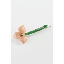 Datatek Orkide Çiçek Klipsli Toka