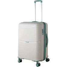 MÇS Körüklü Ultra Hafif Polipropilen Ekstra Hacim 3 Lü Valiz Seti