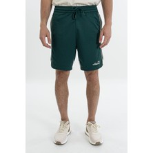 Maraton Relax Erkek  Düz Paça Yeşil Şort