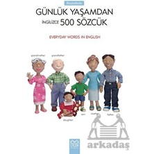 1001 Çiçek Kitaplar 1001 Çiçek Resimlerle Günlük Yaşamdan 500 Sözcük Montessori Uyumlu Motor Becerileri Geliştirici