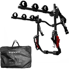 Impack Bisiklet Taşıyıcı - Br-3b, 3'lü, Aparatlı, Çantalı