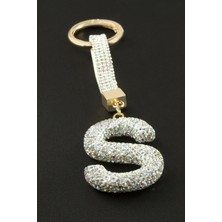 Datatek Harfli Savaroski Taşlı Anahtarlık