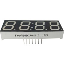 Silter Foryard Ekran - FYQ-5643CUA-11  4 Haneli 0.56 Inç Amber Dıp LED  7 Segmentli Dijital
