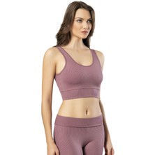 İncili Fitilli  Büstiyer – Toparlayıcı Esnek Kumaş, Günlük Konfor