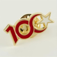 Renklime Cumhuriyetin 100. Yılına Özel Yaka Rozet