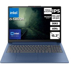 Lenovo Ideapad Slim 3 15IRH10  I5-13420H 20-Gbddr5  256 GB SSD UHD Graphics 15.3" Wuxga Windows 11 Pro Notebook 83K10062TRAT49