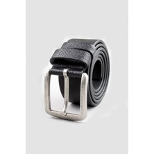 Tudors Erkek %100 Hakiki Deri Siyah 4 cm Spor Kemer Şık Tasarım ve Günlük Kullanım İçin