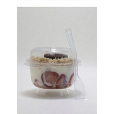 Kullan At Market Şeffaf Dalgalı Dondurma-Tatlı Kaşık 50LI