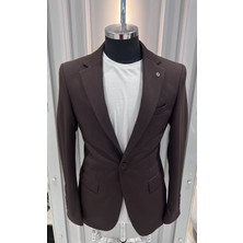 Sabri Zengin Erkek Slim Fit Blazer Ceket