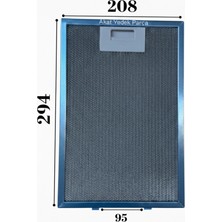 Süppürge Arçelik Ile Uyumlu P 75 I Davlumbaz Metal Filtresi