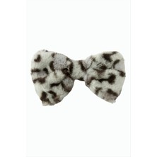 Datatek Leopar Desenli Fiyong Tüylü Otomatik Toka 14 cm